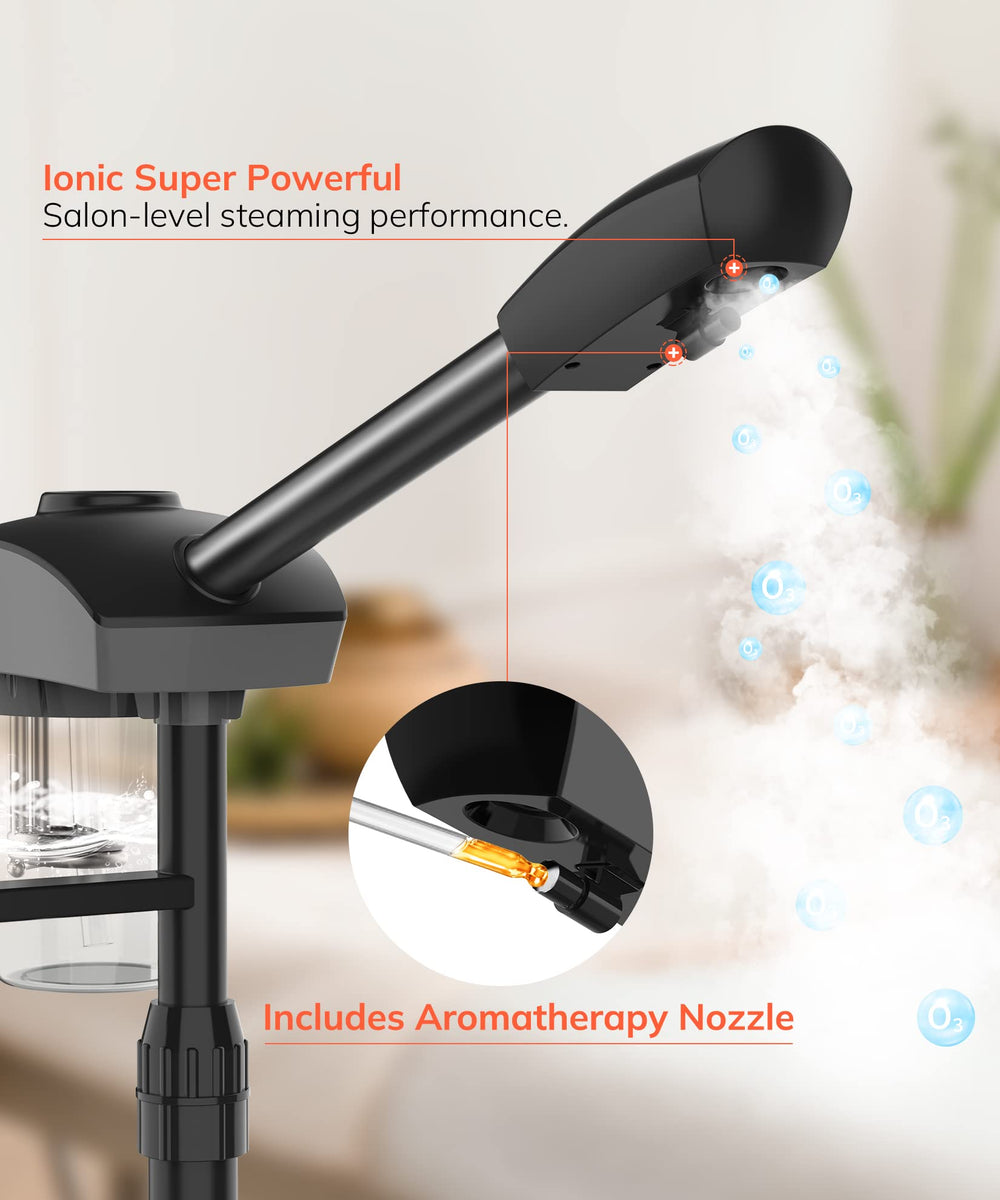Tasalon steamer in spa or clinic setting for professional skincare.