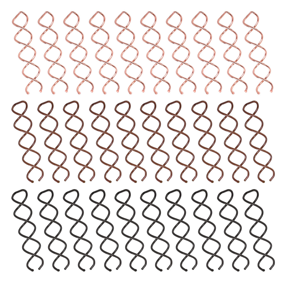 TaShow 30pcs spiral hair pin set for versatile updos and secure buns