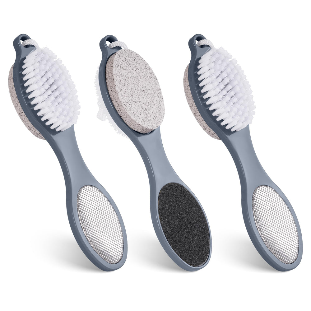 TaShow 3Pcs 4-in-1 foot care kit in shower scene for easy at-home maintenance