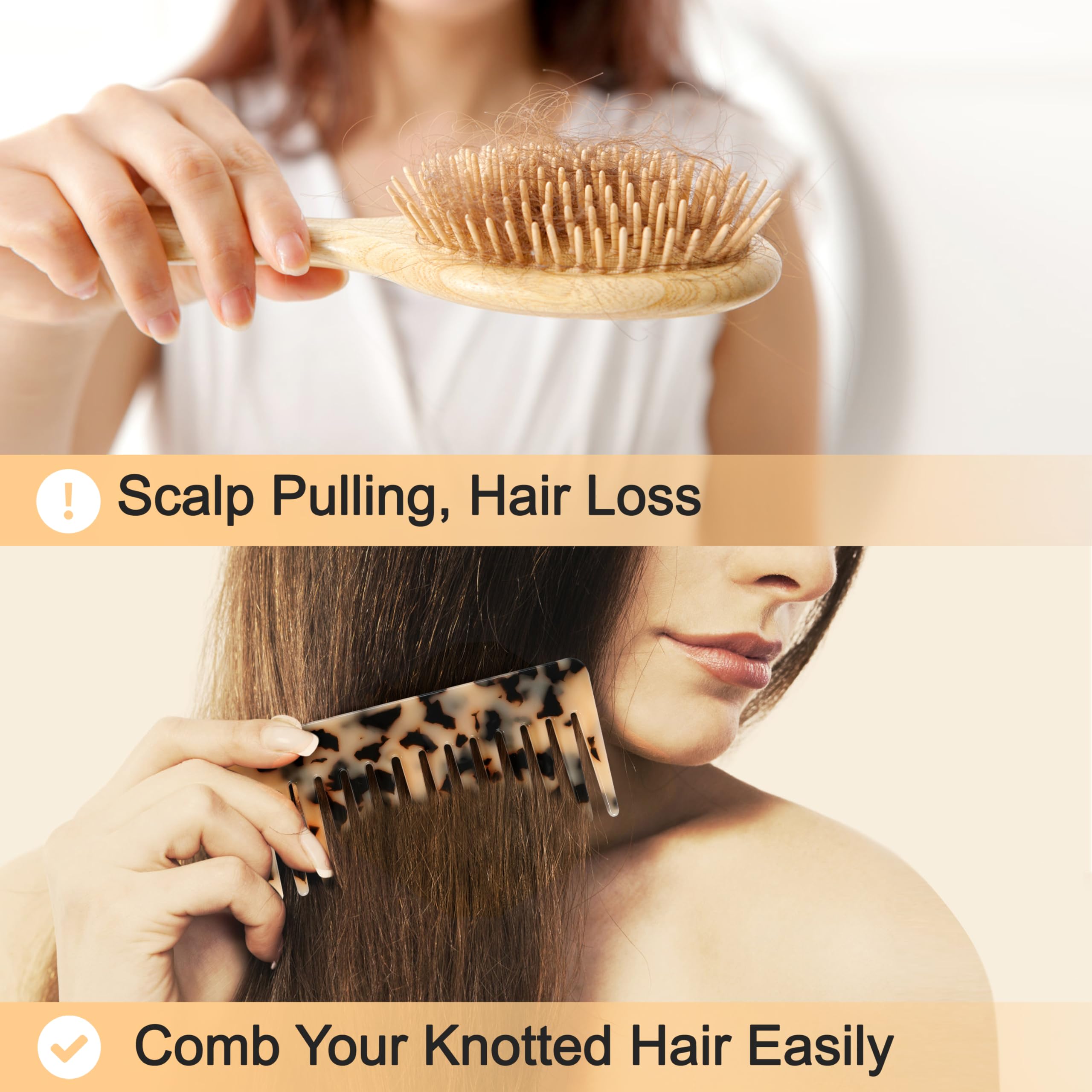 TaShow beard and hair styling comb in one tool