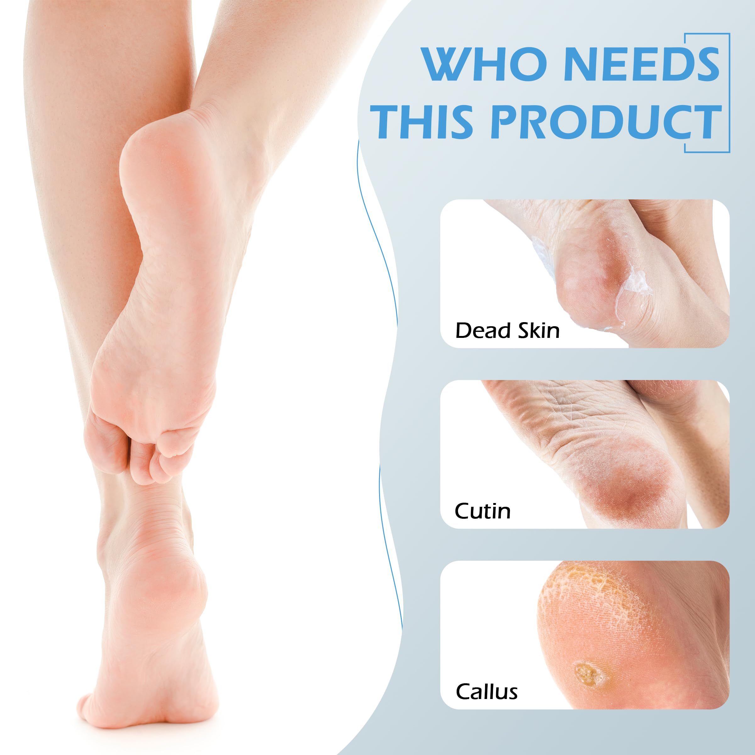 TaShow emery board and smoothing tools for foot care at home