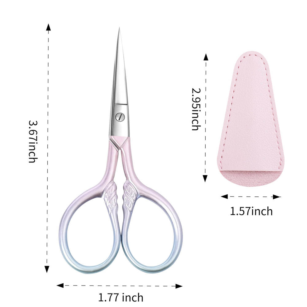 TaShow nose hair scissors with pointed tip for precise trimming.