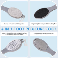TaShow stainless steel foot file provides double-sided filing to reduce thick calluses