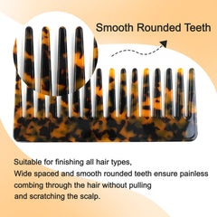 TaShow wide-tooth detangler for wet and dry hair