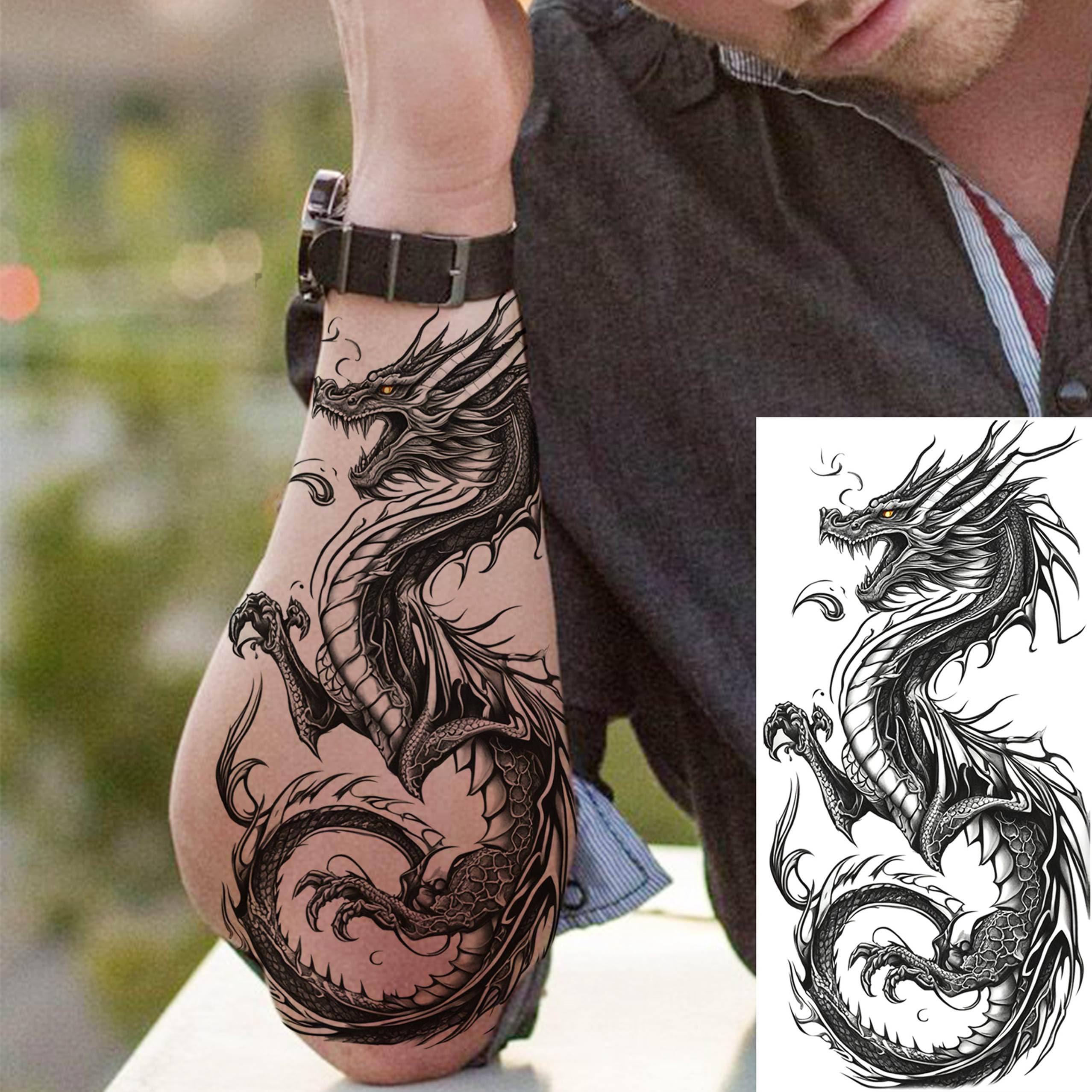 TASROI diseño tribal dragón para objetos, ideal decoración