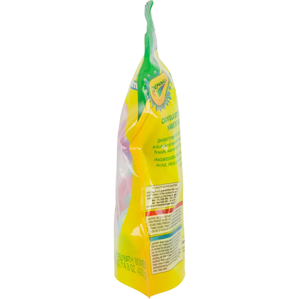 Taste Beauty Crayola bomba de baño aroma-mermelada-de-uva para un baño sensorial.
