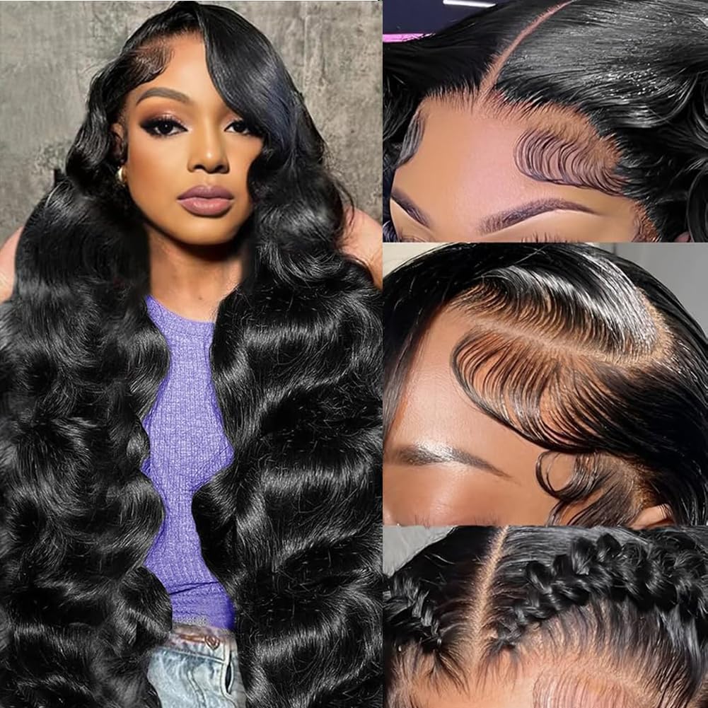 Tasumla HD lace front wig hairline close up for seamless part.