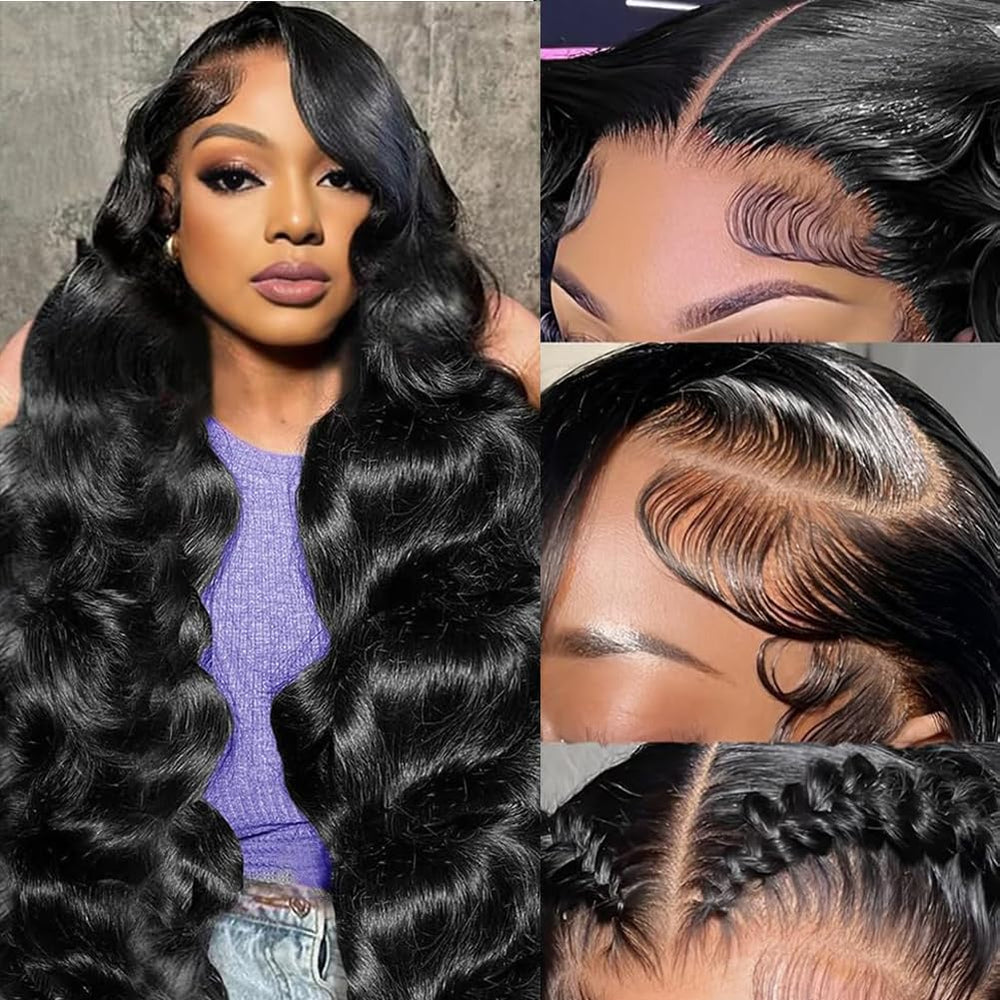 Tasumla HD lace front wig hairline close up for seamless part.