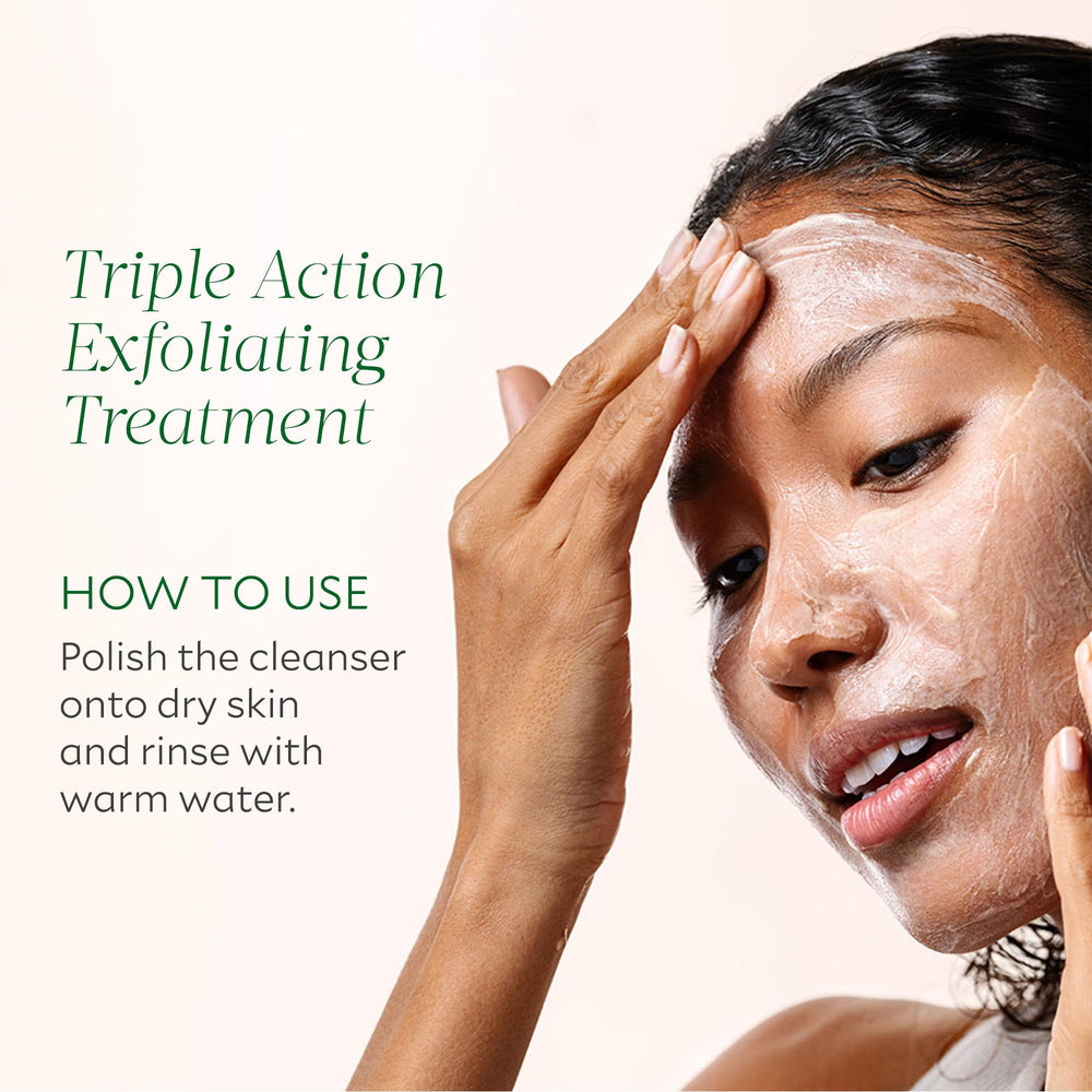 Pink clay component in Tata Harper Regenerating Cleanser for pore refinement.