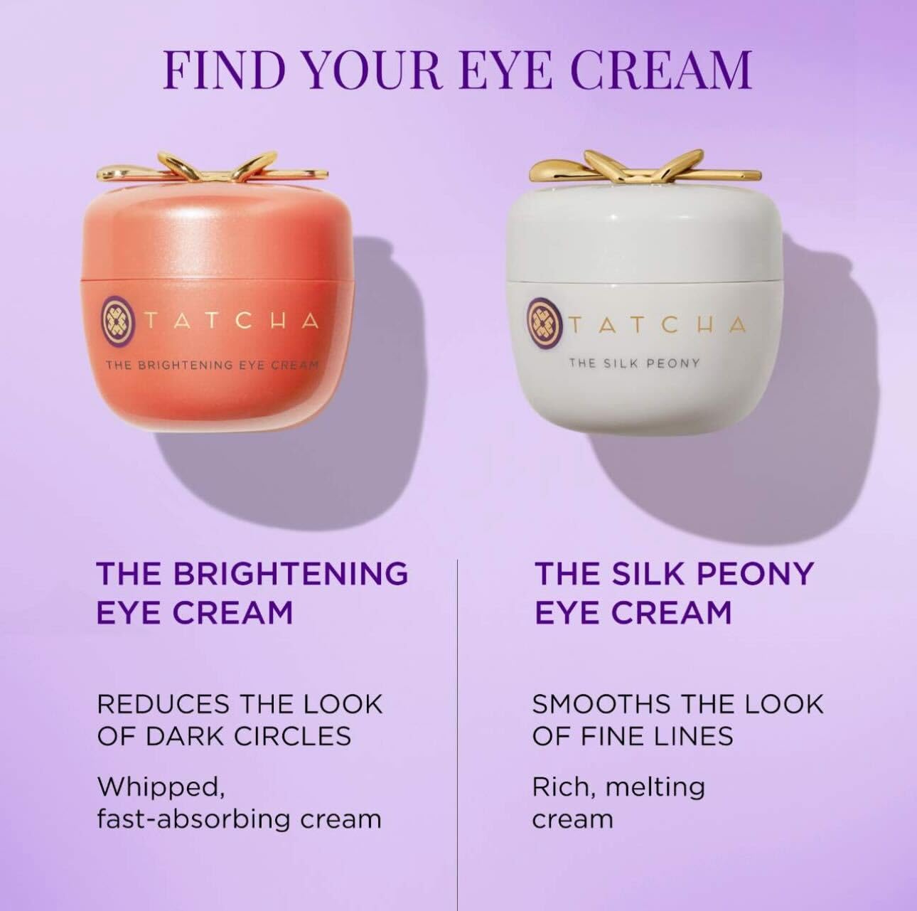 Final look shows refreshed under-eye area after TATCHA application.