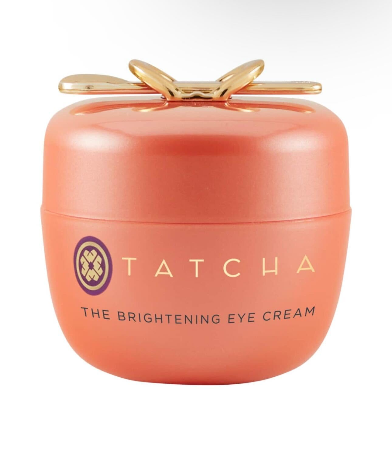 Packaging of TATCHA Brightening Eye Cream ready for daily use.