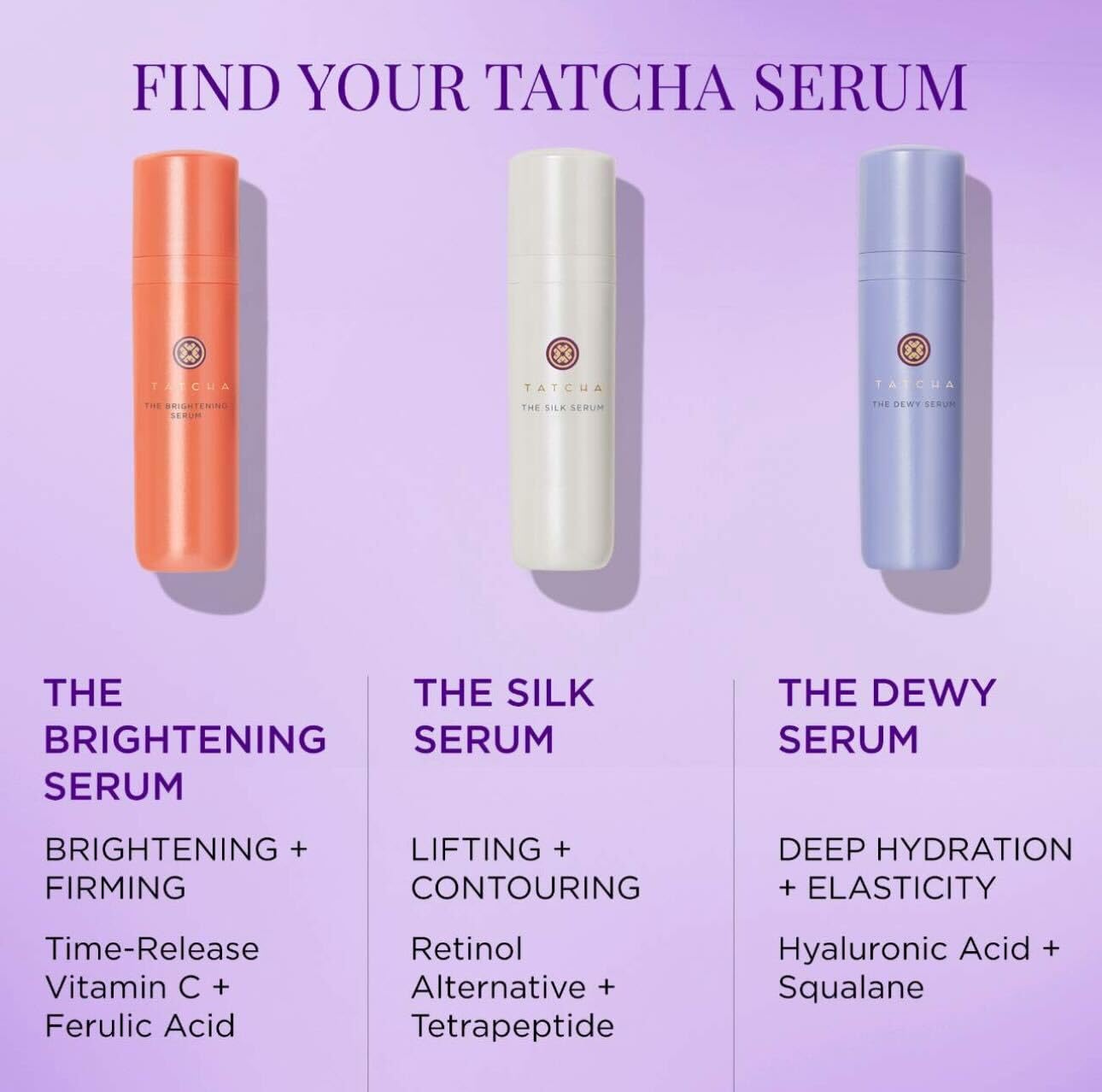 TATCHA Brightening Serum on shelf ready for routine use