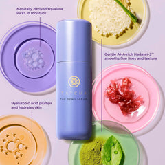 Tatcha The Dewy Serum application step on clean skin.