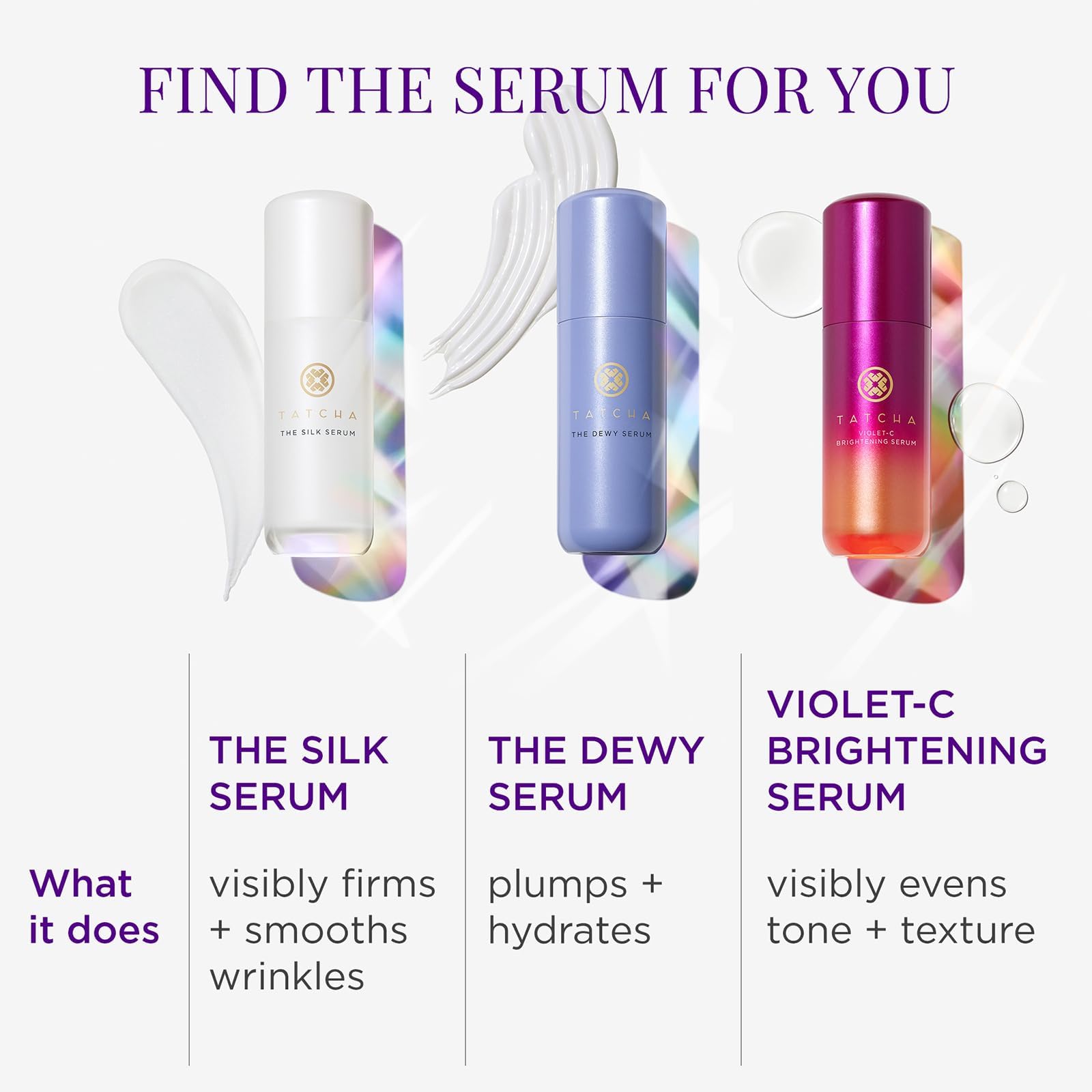 Tatcha The Dewy Serum fermentation visual hints at lactic acid.