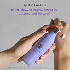 Tatcha The Dewy Serum pump action in use.