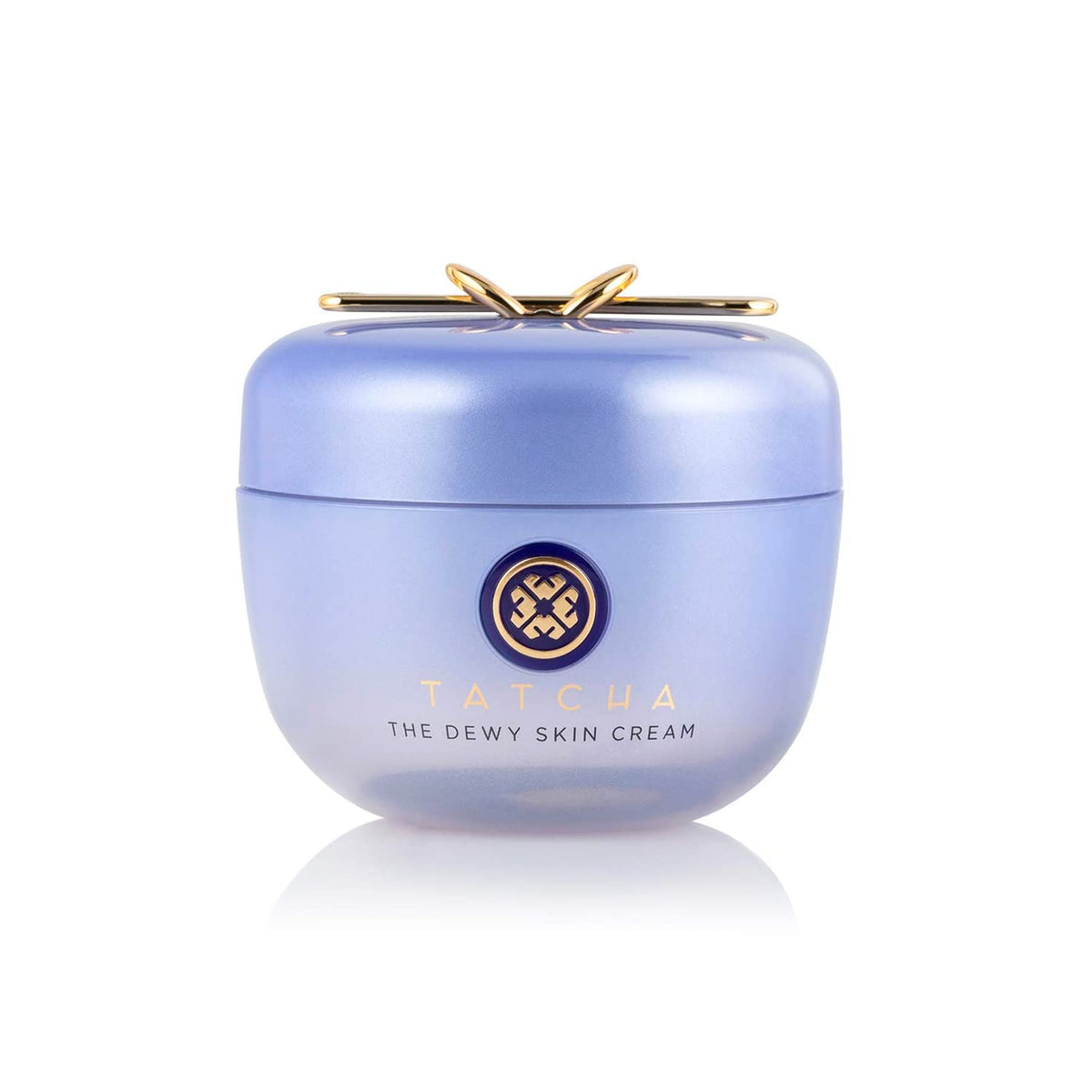 TATCHA Dewy Skin Cream jar closeup shows rich hydration texture