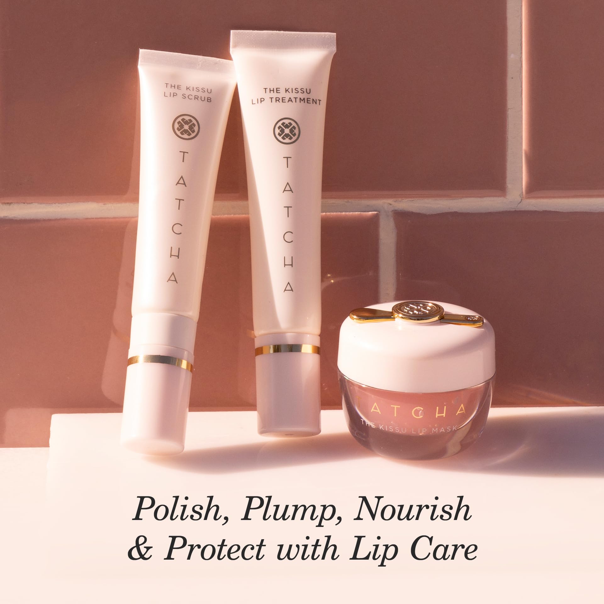 Tatcha Kissu Lip Scrub delivers smoother lips after use.
