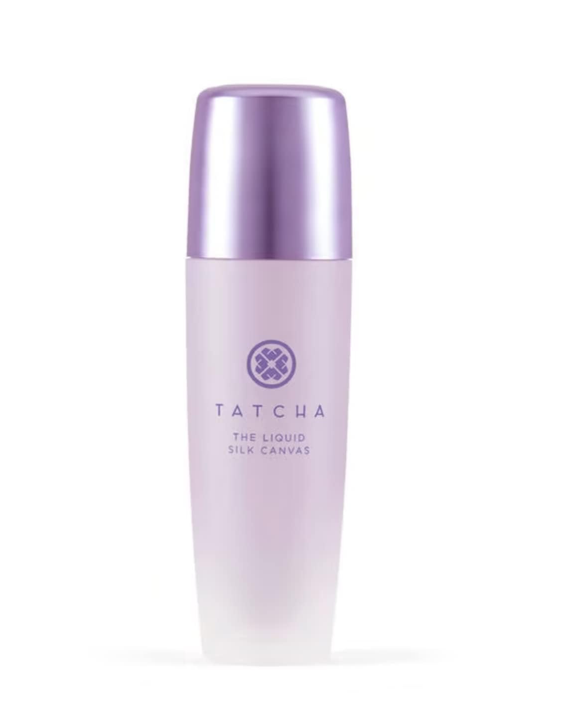 Tatcha Liquid Silk Canvas bottle pour shows weightless primer for smoother makeup