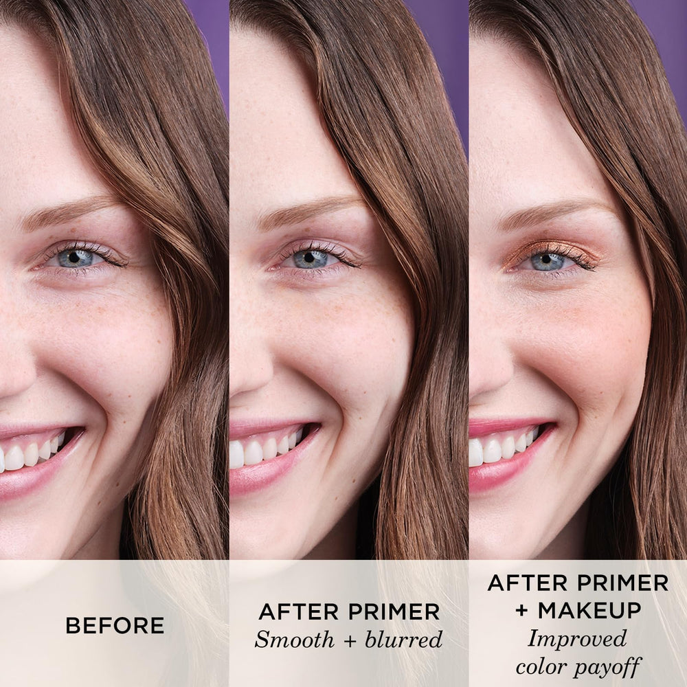 Tatcha Liquid Silk Canvas face priming application demonstrates quick absorption and makeup prep