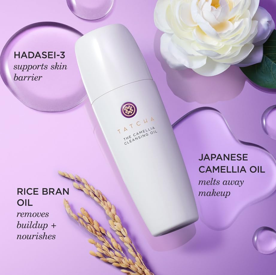 TATCHA bottle image emphasizing premium packaging and ritual feel