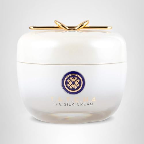 TATCHA Silk Cream packaging with elegant design details.