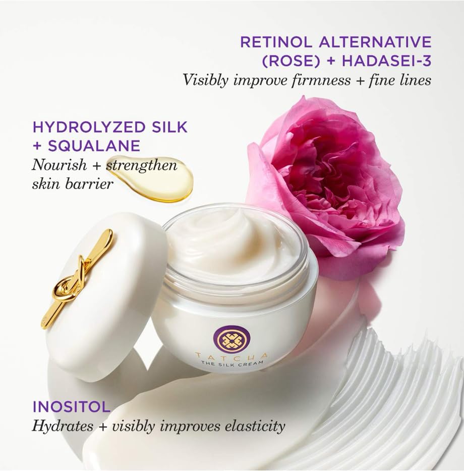 TATCHA Silk Cream travel-compact for daily carry.