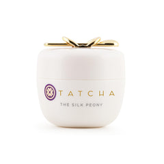 TATCHA Silk Peony Eye Cream bottle delivers rich hydration for smoother under-eye skin.