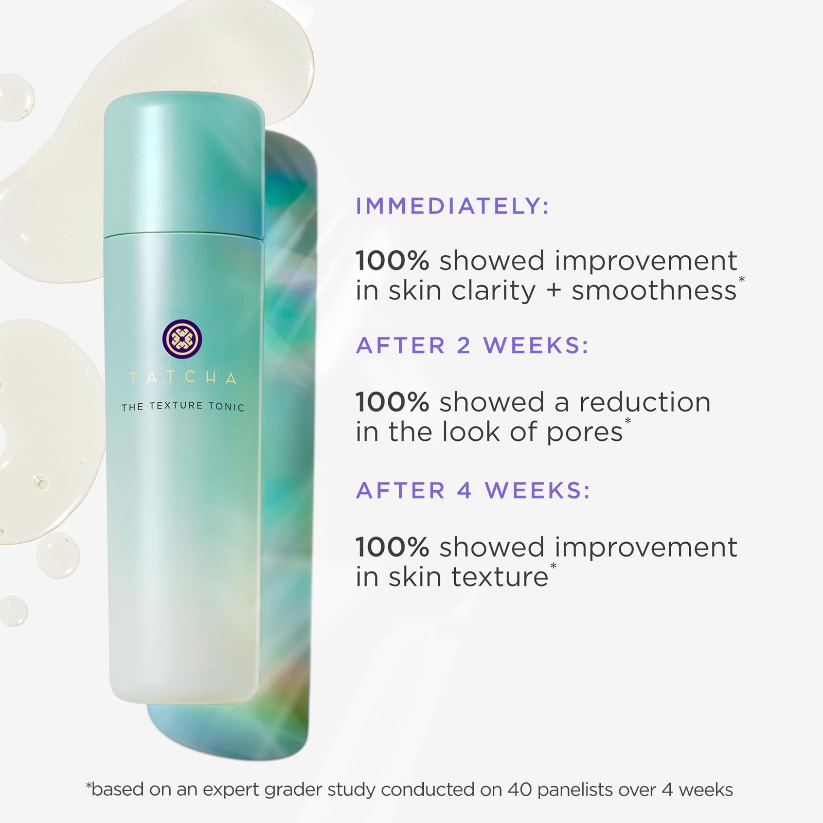 Texture Tonic ingredients like AHAs and niacinamide converge to refine tone.