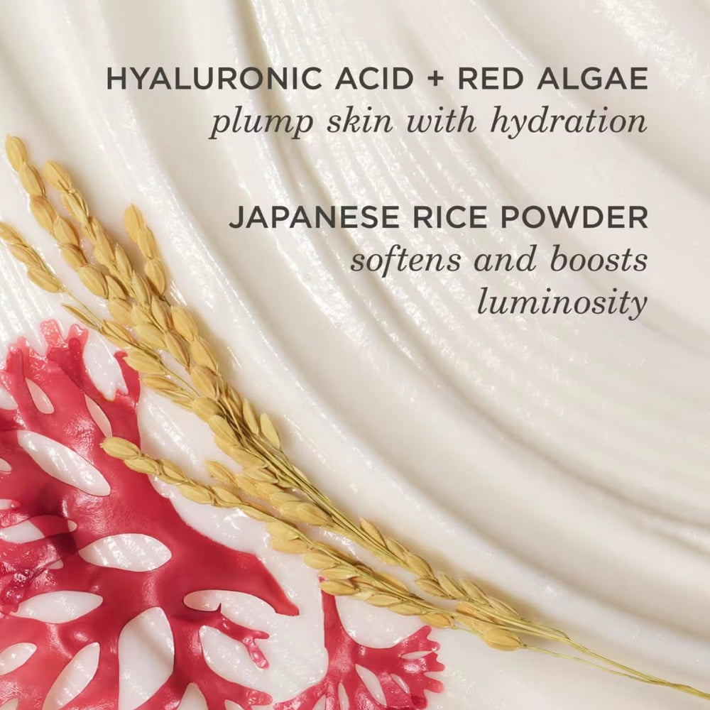 Limpieza suave que respeta la piel con The Rice Wash de TATCHA.
