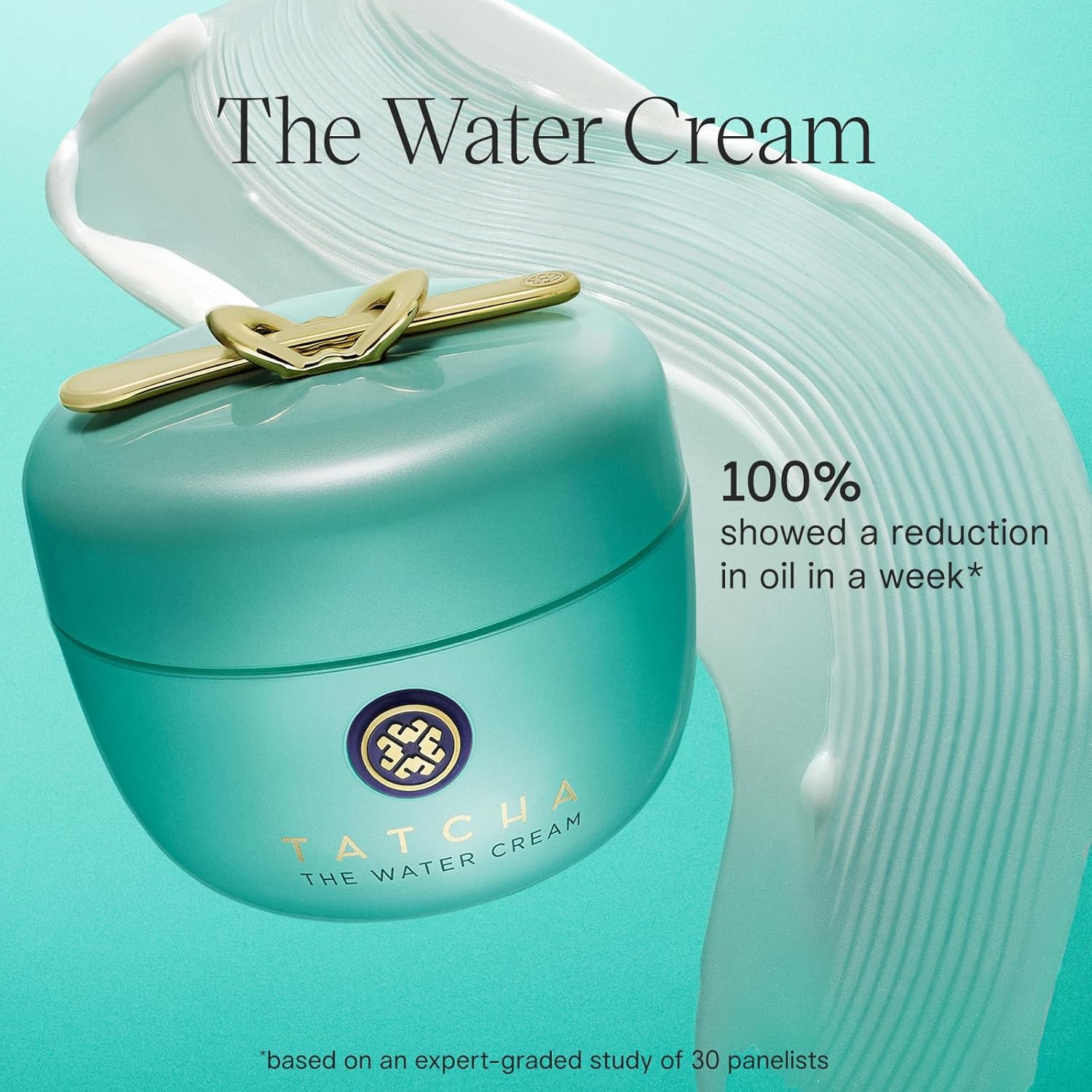 TATCHA Water Cream with wild rose botanicals for pore refinement