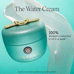TATCHA Water Cream with wild rose botanicals for pore refinement