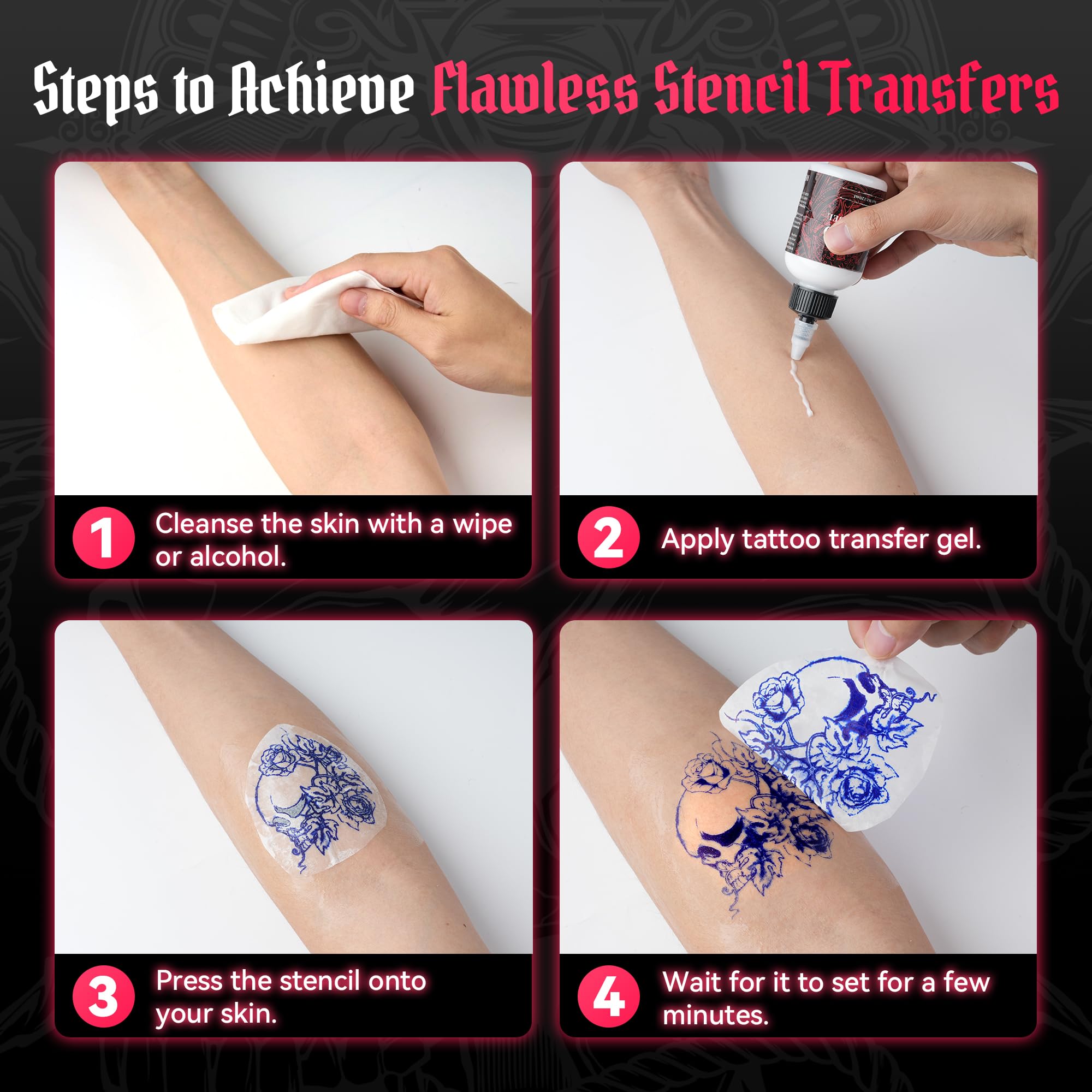 TATTMUSE battery-powered wireless design supports on-the-go tattoo sessions.