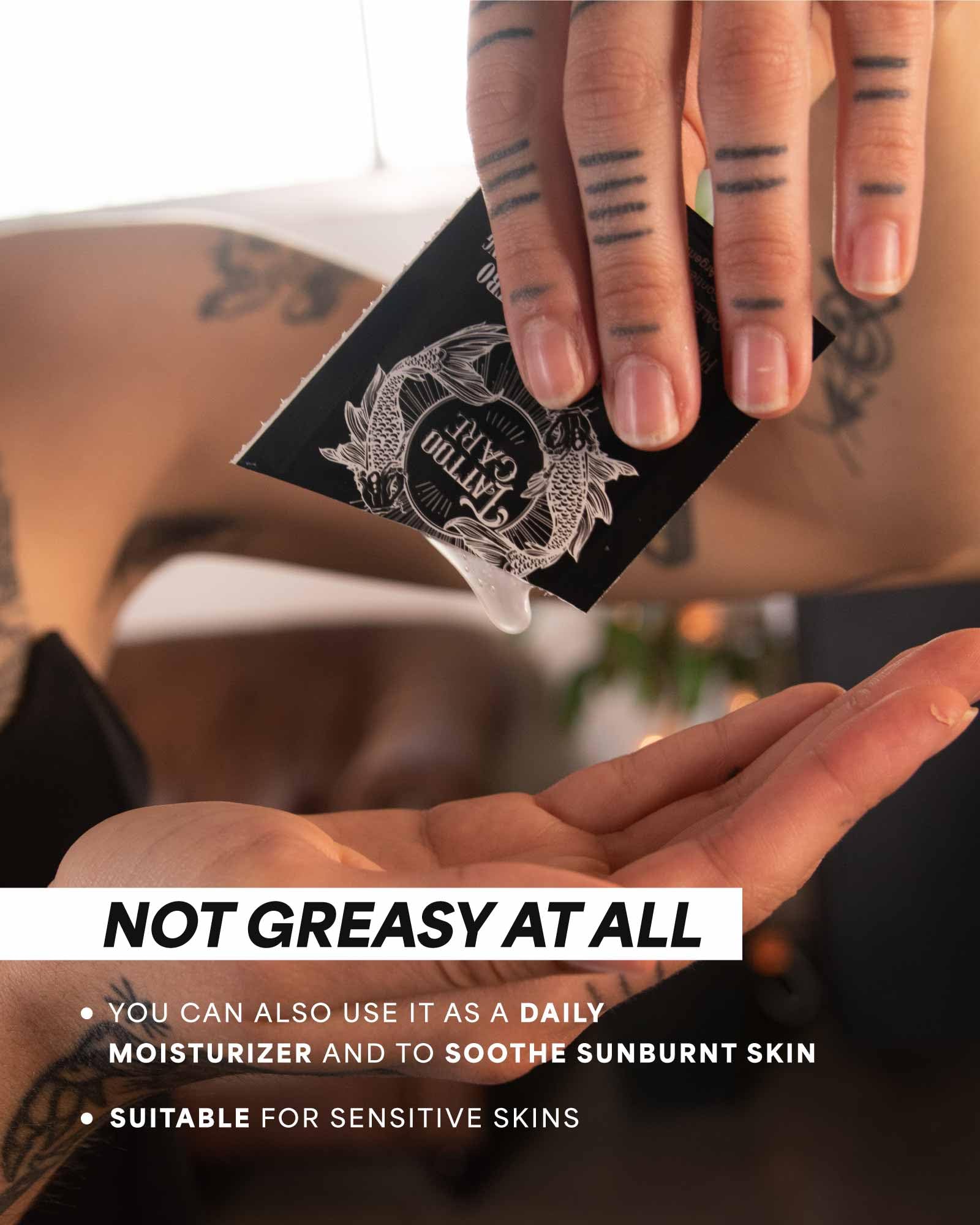 Tattoo Care studio-recommended aftercare boosts client confidence and service value.