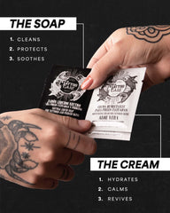 Tattoo Care tattoo aftercare kit soap pillow pack for refreshing cleansing on the go.