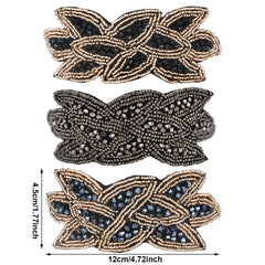 Diadema Tatuo, hoja dorada con cristal negro, complemento glam para celebraciones.