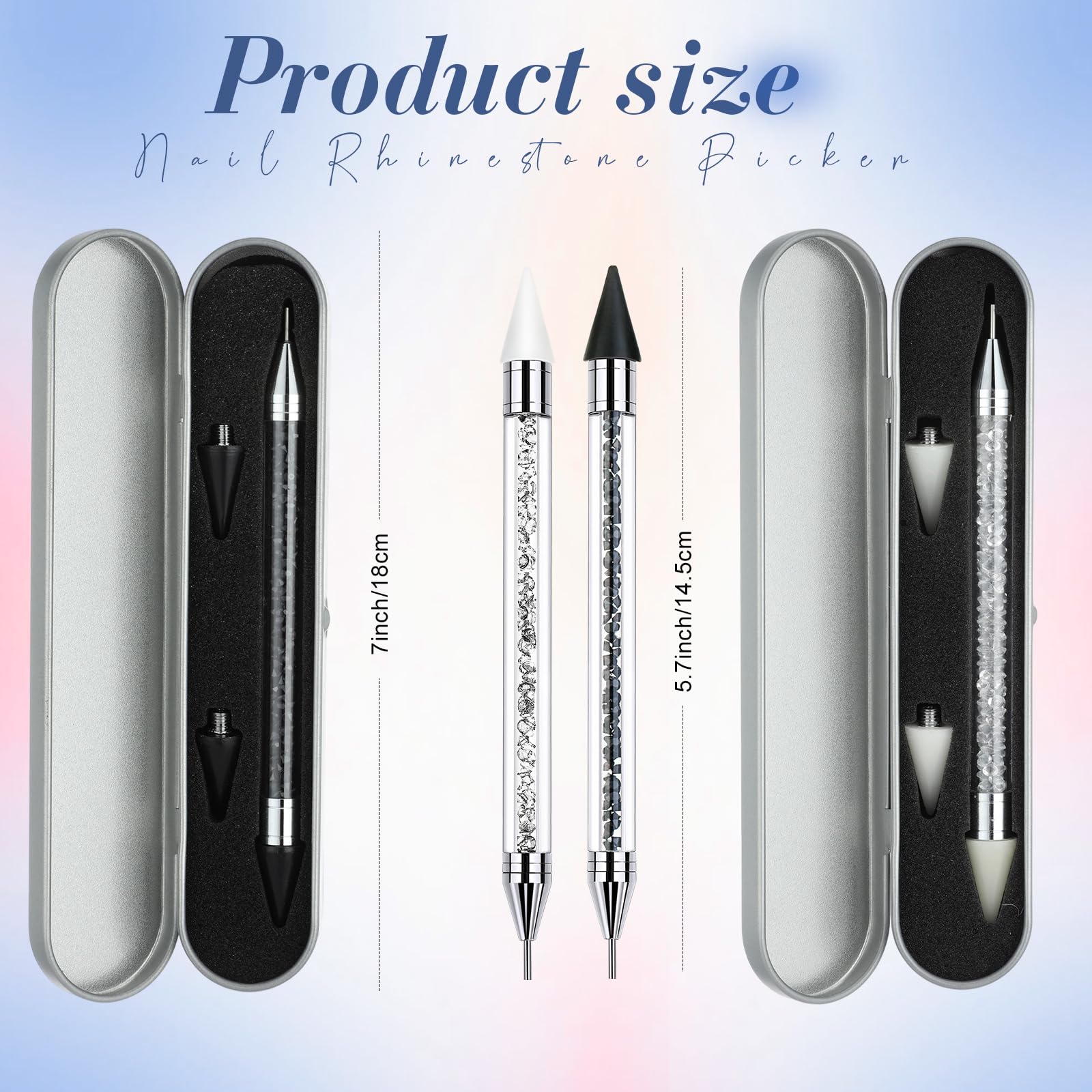 Tatuo Dual-ended Rhinestone Picker with wax tip for easy gem placement.