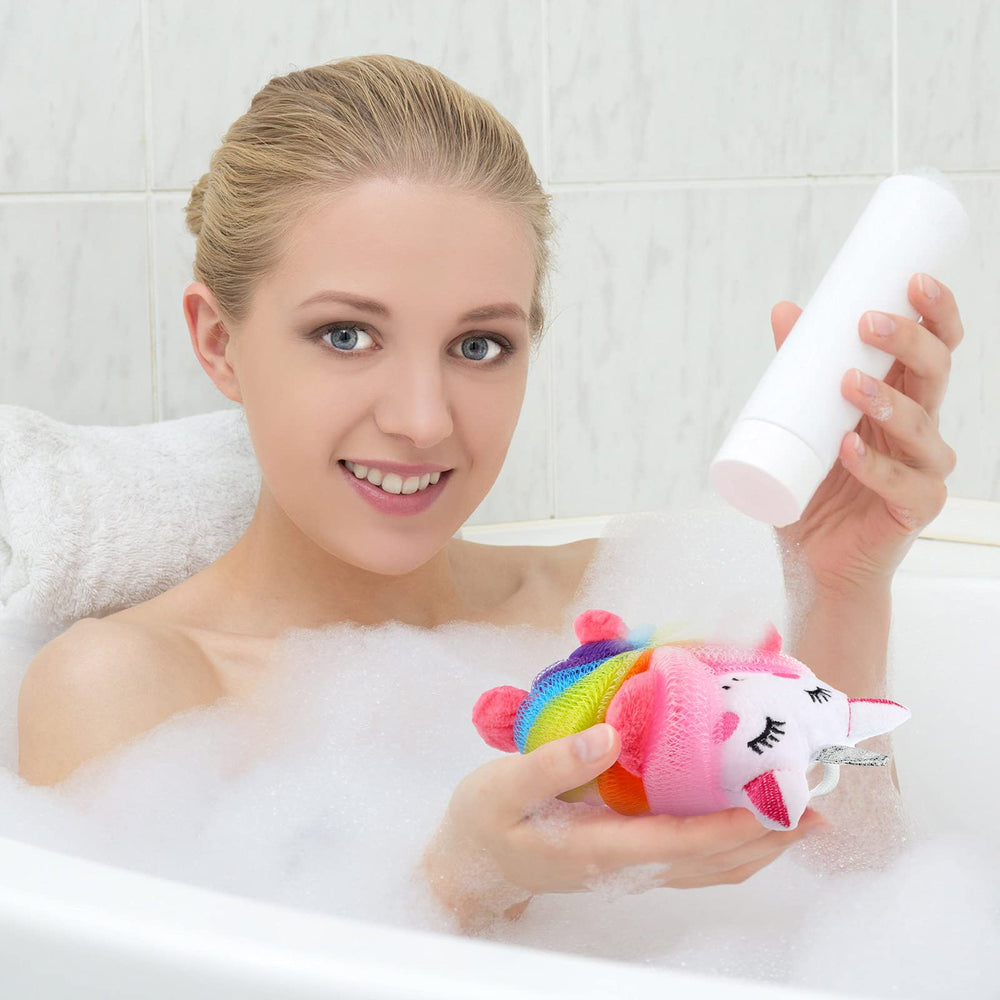 Esponja de baño Tatuo para niños, regalo divertido para el baño diario