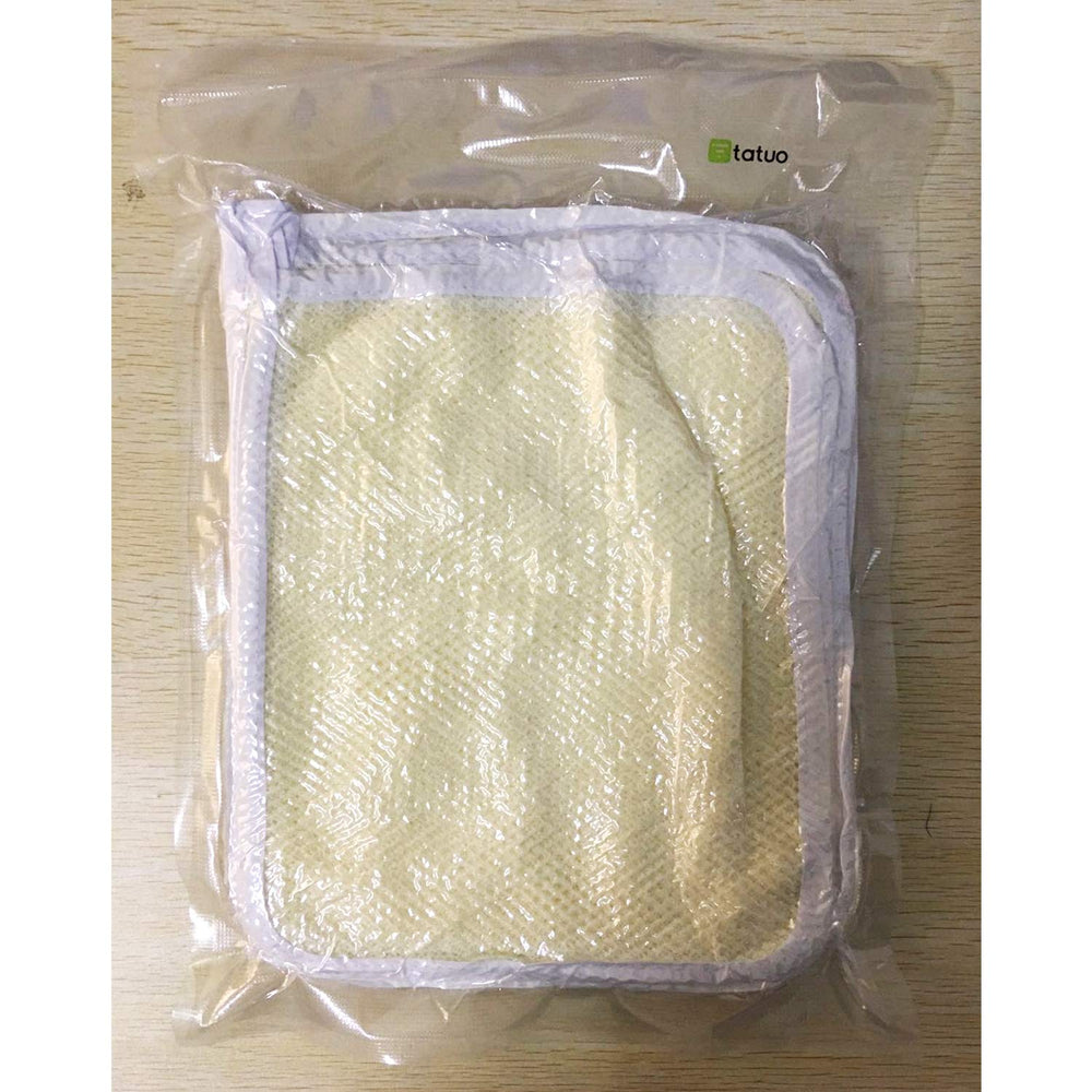 Tatuo exfoliating cloth fast-drying for quick storage.