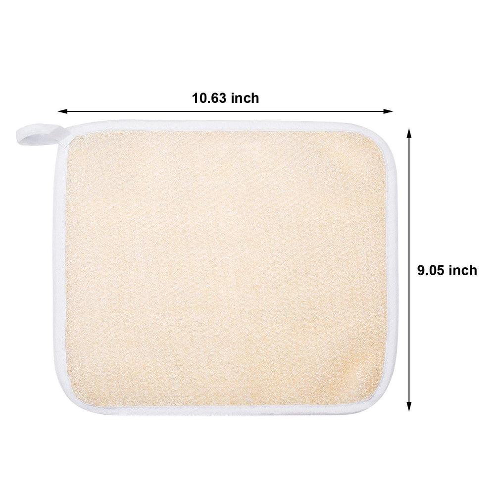 Tatuo exfoliating cloth soft-side gentle finish for face and sensitive skin.