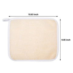 Tatuo exfoliating cloth soft-side gentle finish for face and sensitive skin.