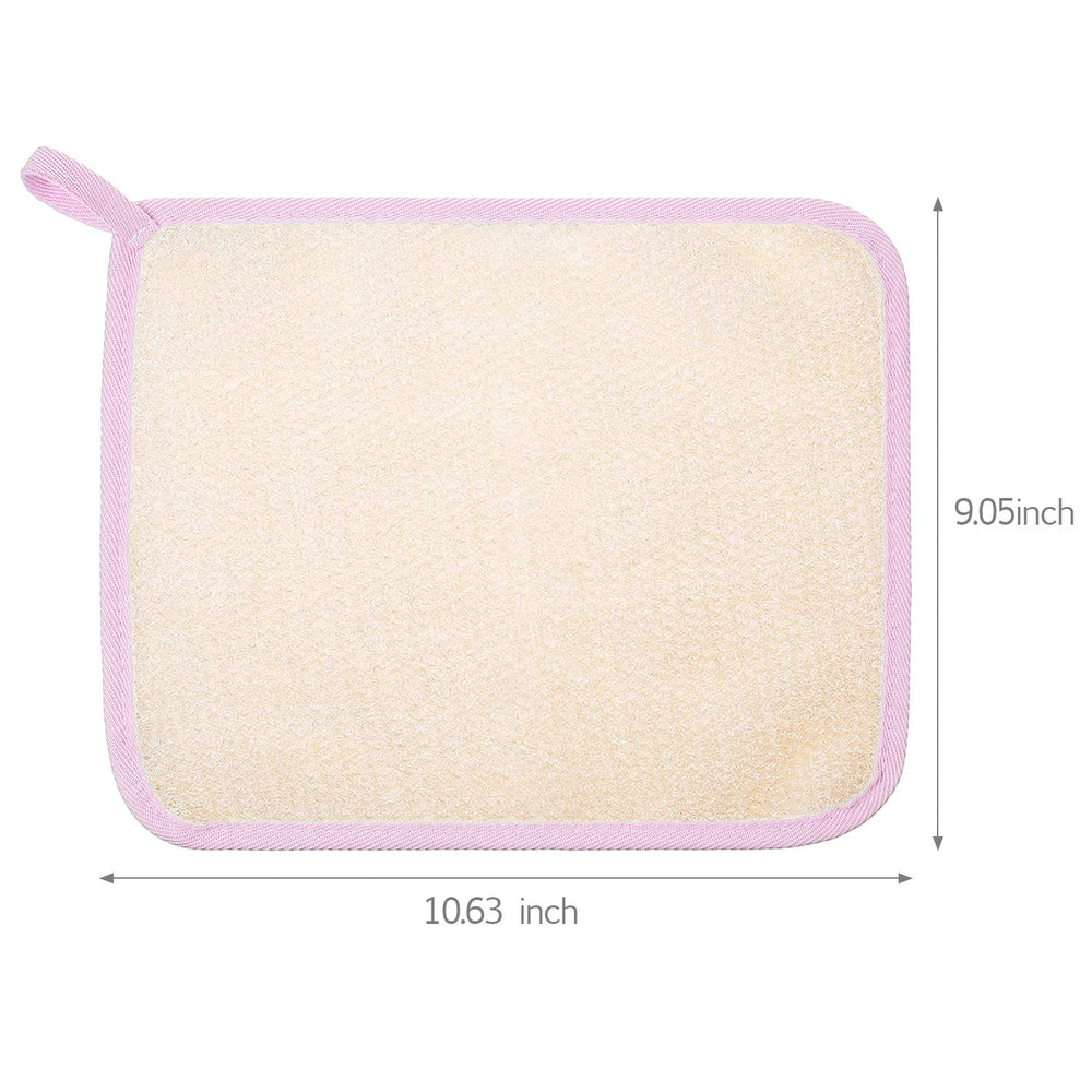 Tatuo exfoliating cloths close-up of rough and soft textures for thorough cleansing.