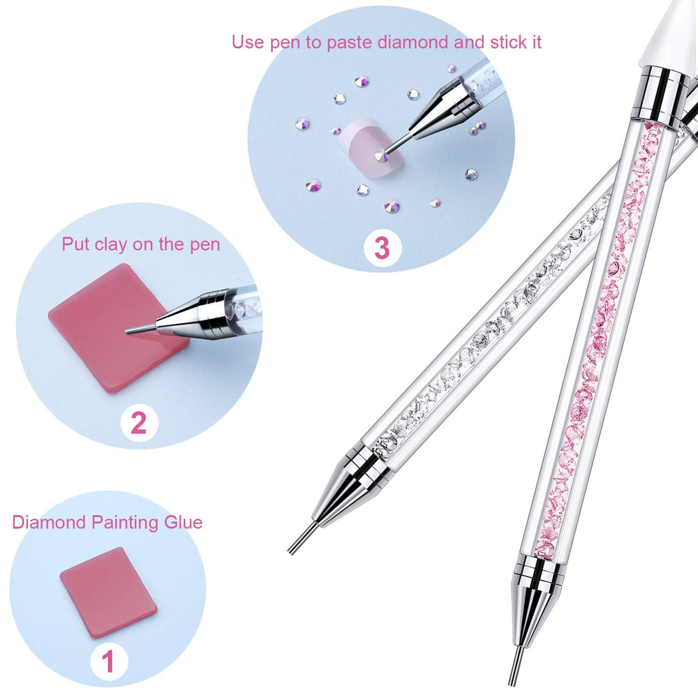 Tatuo metallic body rhinestone picking tool shown with a sleek durable finish.