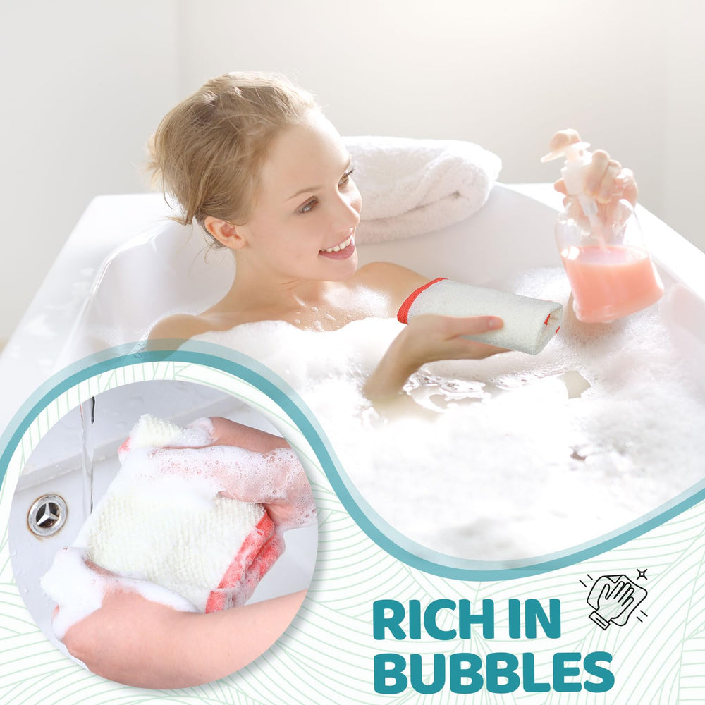 Toallas exfoliantes Tatuo se secan rápido después de la ducha.