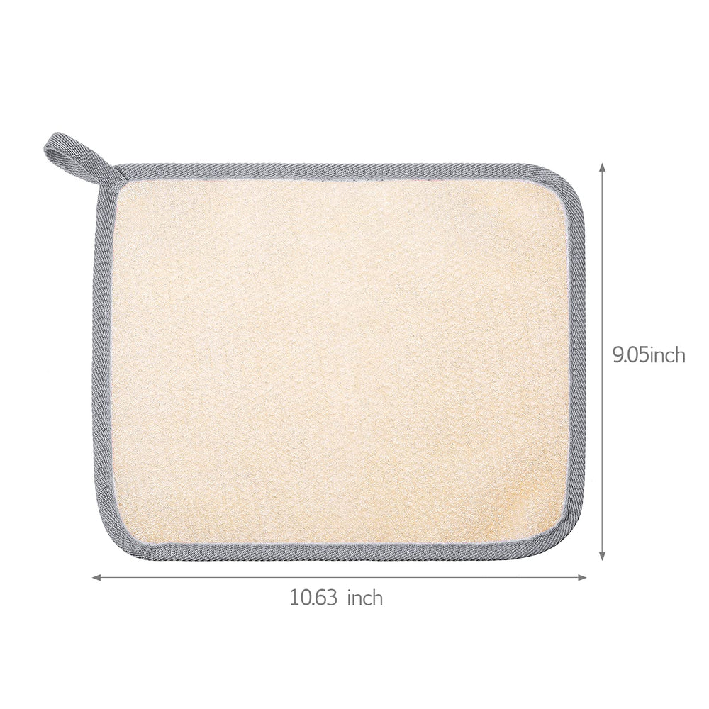 Tatuo: textura doble de la toalla exfoliante para exfoliar rostro y cuerpo.