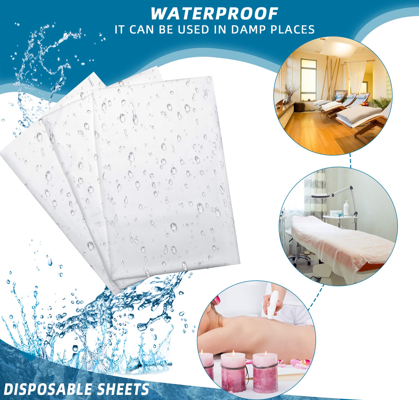 Tatuo waterproof and oil resistant bed cover protects surfaces