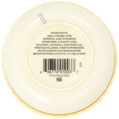 Taylor of Old Bond Street lavender cream texture close-up for smooth shave.