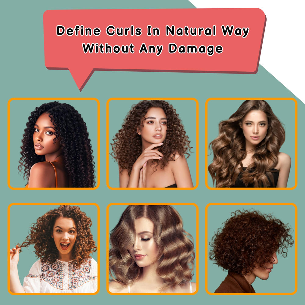 TAZ USA smoothing frizz-free curls for defined pattern and shine.