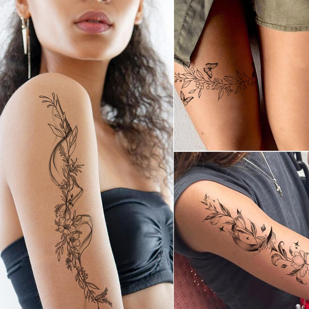 Tazimi waterproof temporary tattoos resist splashes during pool days.