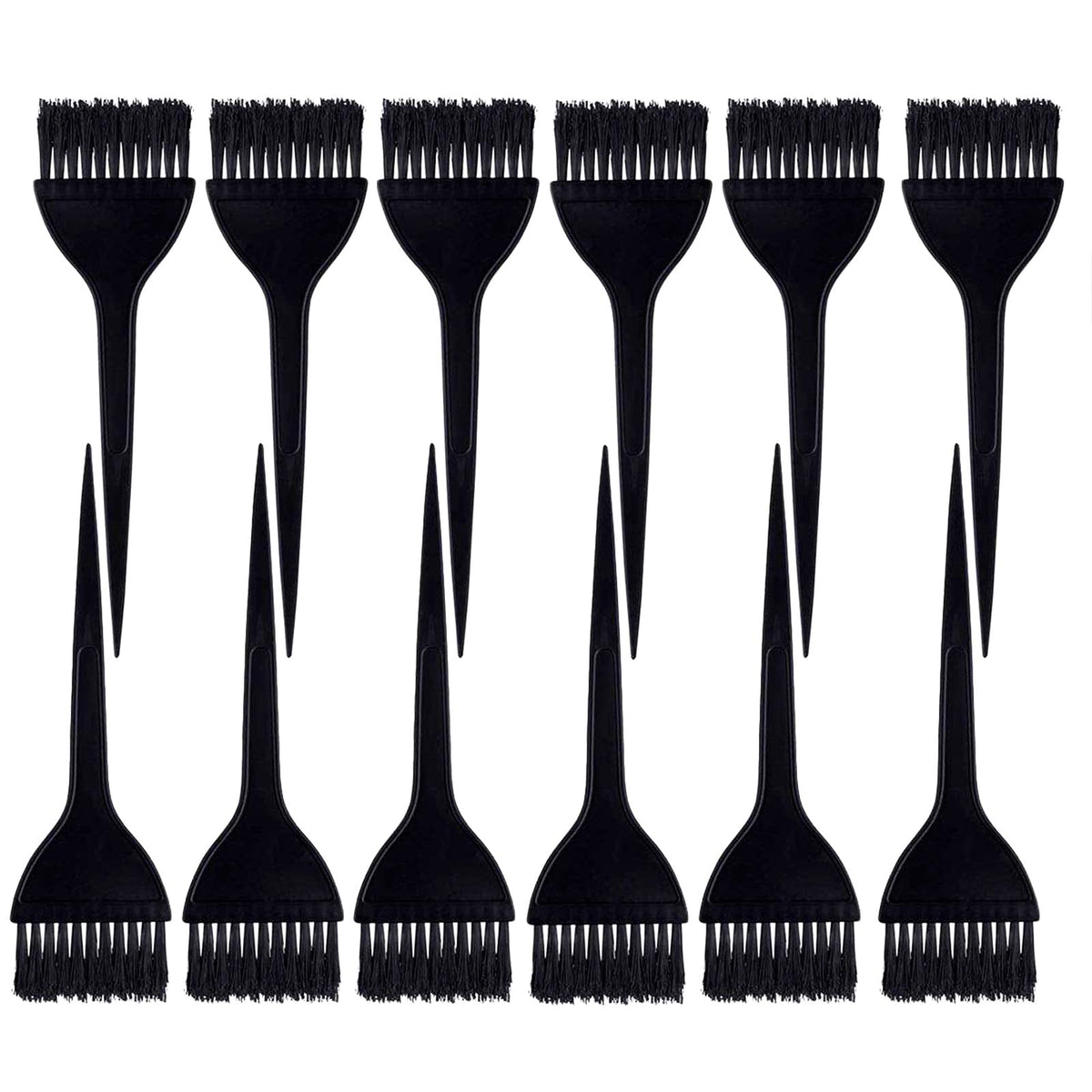 Tbestmax 12-pack hair dye brushes for precise at-home applications.
