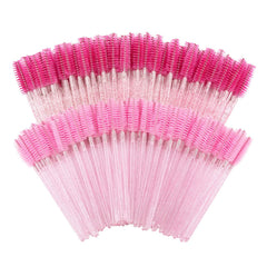 Tbestmax 200-pack disposable eyelash wand with crystal stick for precise lash grooming